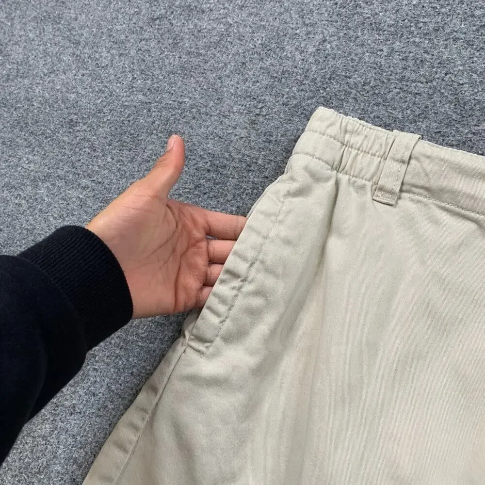 Polo Ralph Lauren Shorts Boys 16 Khaki Cotton 10 Inch Embroidered Classic Chino